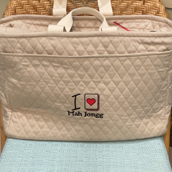 Large Mahjongg tote bag